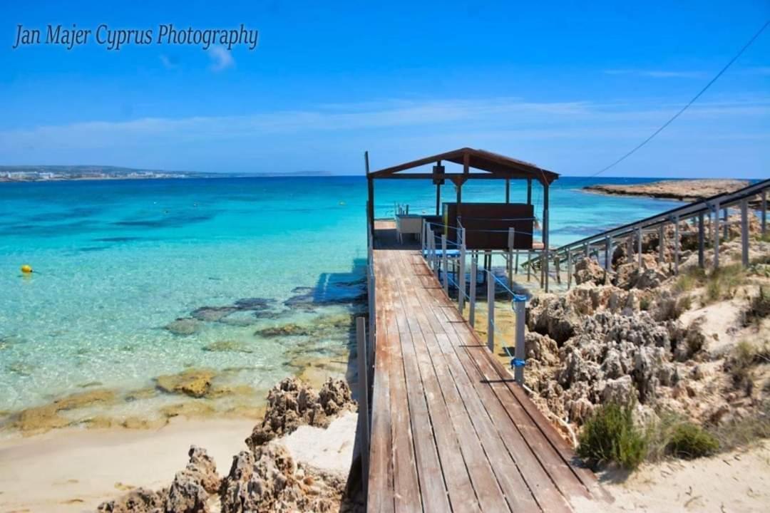 Nissi 3 Pool Access Garden Apartment Ayia Napa Exterior photo